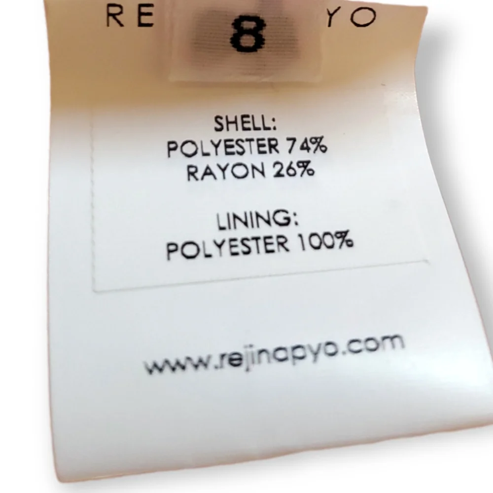 Rejina Pyo | Ellis Belted Light Pink Mid-Length Skirt Belt Size 8 Satin Luxury - Picture 8 of 8